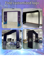 Huanyji HYJ-3604 – Machine photobooth rotative à 360° en alliage d'aluminium, facile à assembler, pour appareils photo reflex, iPad et smartphones, impression en libre-service