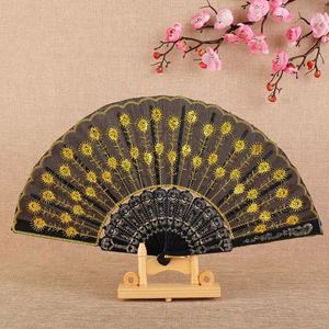 พัดไม้ไผ่สะท้อนแสงขนาดใหญ่ 33 ซม. ลายแมงมุม แบบโฮโลแกรม คุณภาพสูง สำหรับงานปาร์ตี้ - Product Image 5