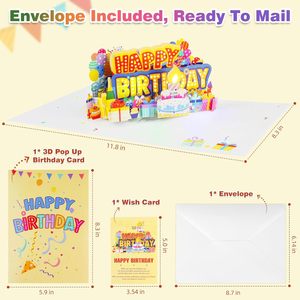 Meilleures ventes : Lampes créatives 3D pop-up en papier écologique avec <span class=keywords><strong>musique</strong></span> <span class=keywords><strong>pour</strong></span> cartes de vœux d'<span class=keywords><strong>anniversaire</strong></span>, de la fête des pères et <span class=keywords><strong>pour</strong></span> enfants - Product Image 2
