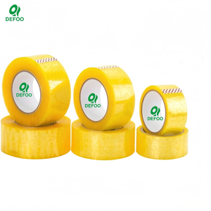 Cinta de embalaje Yellowvish con logo personalizado, adhesivo de caucho, rollo jumbo de BOPP, cinta de embalaje de alta resistencia, cinta de celofán, muestras gratuitas. - Product Image 5