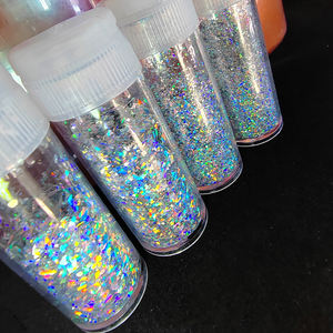 Оптовая Продажа нетоксичных металлических массивных хлопьев, сыпучих пигментов, мелкий голографический блеск для смолы - Product Image 3