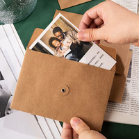Portefeuille en papier de haute qualité avec boucle de fermeture, enveloppe classique romantique, emballage cadeau personnalisé avec logo, design et taille sur mesure