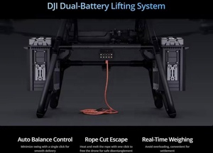 FlyCart 100 โดรนส่งของสำหรับผู้เริ่มต้น ระยะบินไกล ความสูงบินสูง แบตเตอรี่เปลี่ยนได้ คุณสมบัติด้านความปลอดภัยขั้นสูง ควบคุมระยะไกล พลิกตัว 3 มิติ - Product Image 5