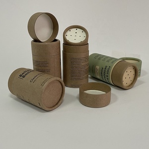 Récipient recyclable en papier de shaker de poudre de protéine de <span class=keywords><strong>sel</strong></span> et de poivre de logo personnalisé pour la manipulation d'impression de disparition et d'estampage de nourriture - Product Image 4