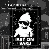 Autocollant de pare-chocs en PVC résistant aux intempéries bébé à bord décor décalcomanie fenêtre vinyle décalcomanies pour voitures sérigraphie