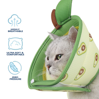 Nouveau collier de récupération pour animaux de compagnie Elizabeth, mignon et simple, pour chats, motif animal doux avec décorations en ruban, toutes saisons