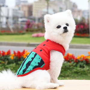 Mesh Breathable Pet Vest Dog <b>Cat</b> <b>Clothes</b> Summer Spring Autumn Print Design Sun Protection All Seasons Apparel - Product Image 3