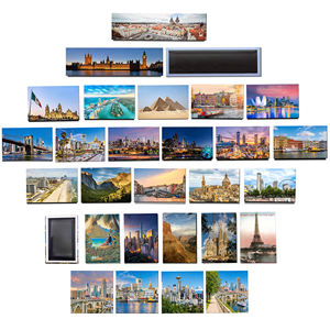 Aimant de réfrigérateur souvenir personnalisé : Cité touristique de Caïro, Montenegro, Géorgie, Aruba, Bahamas, Granada, Jordanie, Pétra, Sri Lanka, Argentine - Product Image 5