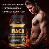 Capsules de racine de Maca 8050mg - Compléments alimentaires végétariens à base de plantes pour l'énergie et le soutien immunitaire des adultes, directement de l'usine