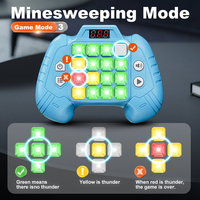 Console de jeu portable éducative en plastique unisexe pour enfants, jouet anti-stress à pression rapide pour fêtes d'anniversaire, pour les 7 ans et plus