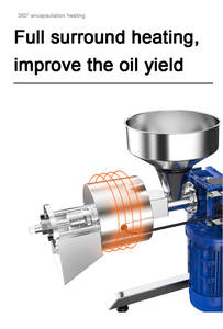 ¡Entregado en su puerta! Máquina automática de extracción de aceite de girasol con prensa de aceite de cacahuete de 15-25 kg/hora - Product Image 4