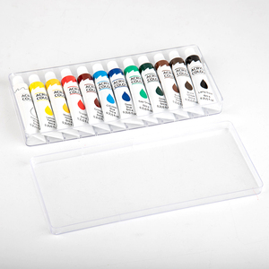 Personnalisé Pas Cher 12 Pack 6ml <span class=keywords><strong>Acrylique</strong></span> Couleur <span class=keywords><strong>Tube</strong></span> de <span class=keywords><strong>Peinture</strong></span> pour Enfants <span class=keywords><strong>Peinture</strong></span> - Product Image 4