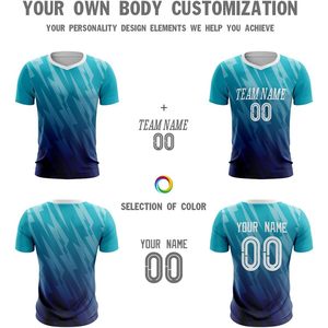 Maillot de football personnalisé pour hommes et femmes Chemise personnalisée avec logo imprimé avec numéro de nom pour joueurs pour garçons - Product Image 4