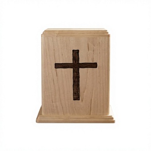 B.S. Urne funéraire pour adulte en bois naturel de style américain, 220 pouces cubes, design personnalisable, garantie de 3 ans - Product Image 6