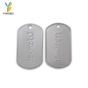 Placa de Identificación para Perro de Acero Inoxidable 304 con Acabado Plateado Mate o Brillante - Product Image 5