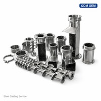 Pièces de rechange pour hachoir à viande en acier inoxydable 304, usinées CNC par moulage de précision, vis sans fin pour machines alimentaires