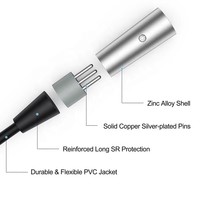 Câble audio pour microphone XLR mâle vers XLR femelle 3 broches 3FT 5FT 10FT 15FT 20FT 25FT 30FT 50FT 75FT 100FT 150FT 200FT 300FT