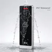 Lecteur de codes QR RFID étanche IP67, scanner de contrôle d'accès Wiegand RS485, système d'entrée de porte avec cartes EM HID MF QR701