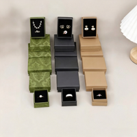 Boîtes à bijoux en carton en stock direct usine – Emballages pour boucles d'oreilles, colliers, bagues et bracelets (carrées/rectangulaires)
