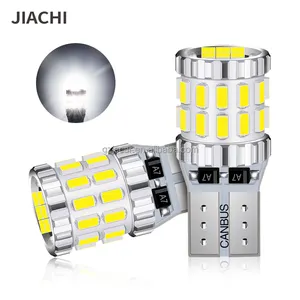 JIACHI FACTORY Led T10 Canbus W5W電球194168エラーフリーLuz Lucesカーライト301430SMD12-24Vナンバープレートトラックオートランプ