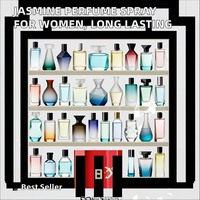 Vente en gros de mini-parfums pour femmes, vaporisateur corporel de 100 ml, parfum longue durée, jasmin, écologique, utilisation quotidienne, eau de parfum