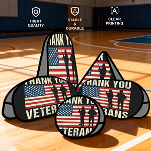<span class=keywords><strong>Happy</strong></span> <span class=keywords><strong>Veterans</strong></span> Day Oval Pop up Banner Tela de punto de urdimbre para publicidad al aire libre Promoción Tienda al aire libre - Product Image 5