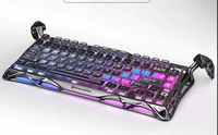 Clavier mécanique sans fil GravaStar Mercury K1 Pro 75_ 79 touches rétroéclairées RVB avec interrupteur linéaire