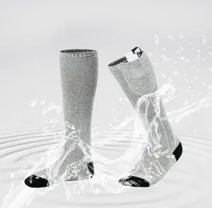 Winter Warm Sock USB Rechargeable Woman Man Long Stockings Smart Electric Heated Socks