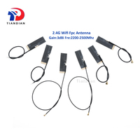 Antenne WiFi FPC flexible 2,4 GHz de taille mini, prix usine, antenne patch WiFi Zigbee intégrée, connecteur UFL