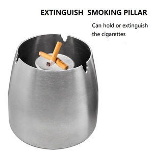 Cendrier en acier inoxydable sans fumée ni odeur, avec boîte de rangement portable grande capacité pour cigares, pour l'intérieur - Product Image 6