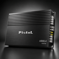 AB80.4 Araç Amfisi 4 Kanal Sınıf AB 70W X 4 RMS 4000W Maksimum Yüksek Güçlü Ses Amfisi Araç Subwoofer Hoparlör Stereo Sistemi için