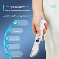 Couteau de massage électrique EMS 2026, Couteau chauffant pour fascias, Pistolet de massage fascial rechargeable avec 2 modes et 5 réglages de vitesse.
