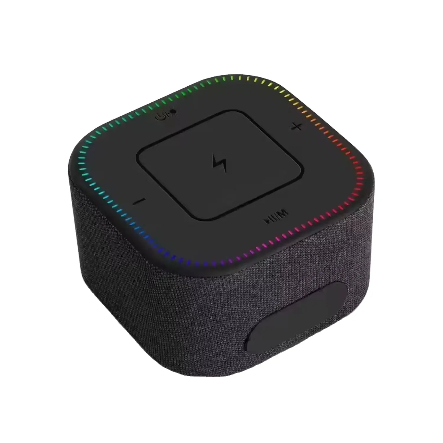 2-in-1 Wireless Charger and Speaker with Fast Mobile Phone Magnetic Charging and Audio Music Sound Box