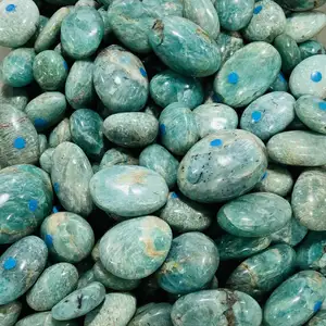 באיכות גבוהה טבעי גבישי ריפוי אבנים אמזונייט דקל אבן ריפוי אבן לקישוט ומתנות