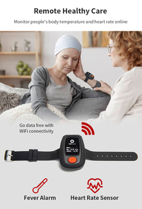 Pequeños dispositivos GPS Safe Life Tracker que transportan a los ancianos en caso de infarto Pulsera impermeable Rastreador GPS con botón SOS - Product Image 5