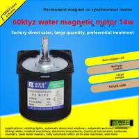 Moteur AC 60KTYZ 220V, micro-moteur à vitesse lente, 14W, moteur synchrone à aimant permanent avec engrenages
