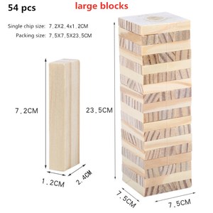 Montessori <span class=keywords><strong>jeux</strong></span> <span class=keywords><strong>de</strong></span> société <span class=keywords><strong>de</strong></span> dominos éducatifs pour enfants blocs <span class=keywords><strong>de</strong></span> bois <span class=keywords><strong>de</strong></span> <span class=keywords><strong>construction</strong></span> classiques naturels tour <span class=keywords><strong>de</strong></span> tumbling - Product Image 3