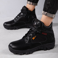 Nouvelles Bottes Tactiques de Combat Delta à Bout Rond en Tissu Oxford pour Hommes, Idéales pour l'Escalade et la Randonnée en Extérieur - Collection 2023