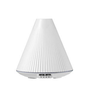 Diffuseur d'arômes, humidificateur ultrasonique, commande tactile, sur table, alimenté par USB, en plastique, avec fonction de minuterie - Product Image 1