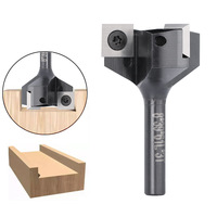Fraiseuse à bois TEBAK 8/12 mm, fraiseuse de surface CNC, foret à 3 lames, foret pour tour