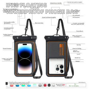 Wholesale IPX8 Foam Floating <strong>Waterproof</strong> Mobile Phone Pouch Hot Sale Dry <strong>Bag</strong> for All <strong>Smartphones</strong> - Product Image 2