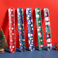 Bracelet sonore de Noël en plastique, motifs Bonhomme de neige, Élan, Père Noël, décoration de fête, cadeau fantaisie