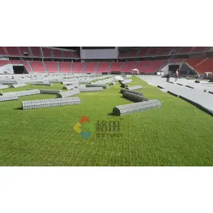 Getian-Protector de suelo de plástico para eventos, material de alto impacto para césped de estadio