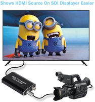 Nouvelle arrivée SDI vers HDMI convertisseur adaptateur 3G HD-SDI SD-SDI uniquement prise en charge BNC vers BNC Full HD 75 ohms câble coaxial pour caméra HD