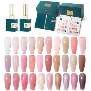 Bán sỉ mới như ngâm tắt UV Nail Gel với biểu đồ màu sắc Nhà Máy Giá 15 ml lâu dài 30 màu sắc Gel Nail Polish Set