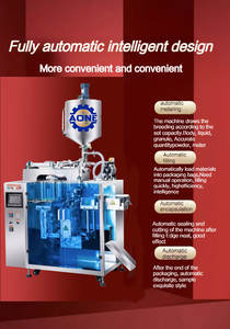 Machine d'emballage automatique de liquides et de pâtes en sachets refermables de qualité alimentaire pour huile d'olive en sachets de 20 à 50 ml en acier inoxydable - Product Image 2