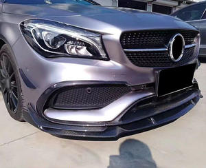 W117 <span class=keywords><strong>AMG</strong></span> Style Lèvre avant Accessoires d'extérieur de voiture Pare-chocs avant Spoiler Lip Kits de carrosserie pour CLA Class W117 2013-2019 - Product Image 4