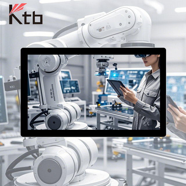KTB PM185 Interactive Panel Pc Fanless Touch Screen J1900 I3 I5 I7 Windows Linux All in One Computer Industrial Panel Pc