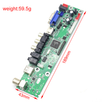 Carte mère universelle pour téléviseur LED HDVX9-AS V4.5, carte de contrôle universelle pour téléviseur LCD LED V59, kits et pièces SKD