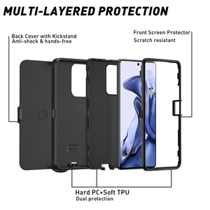 Coque de téléphone TPU + PC Defender pour Xiaomi 11T Coque de téléphone anti-chute antichoc pour Xiaomi 11T - Product Image 4